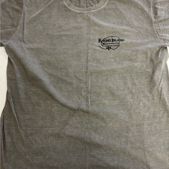 CRAZY SHIRTS - Kauai Island Brewing Company Charcoal Gray Tee Shirt - XL - Picture 7 of 9